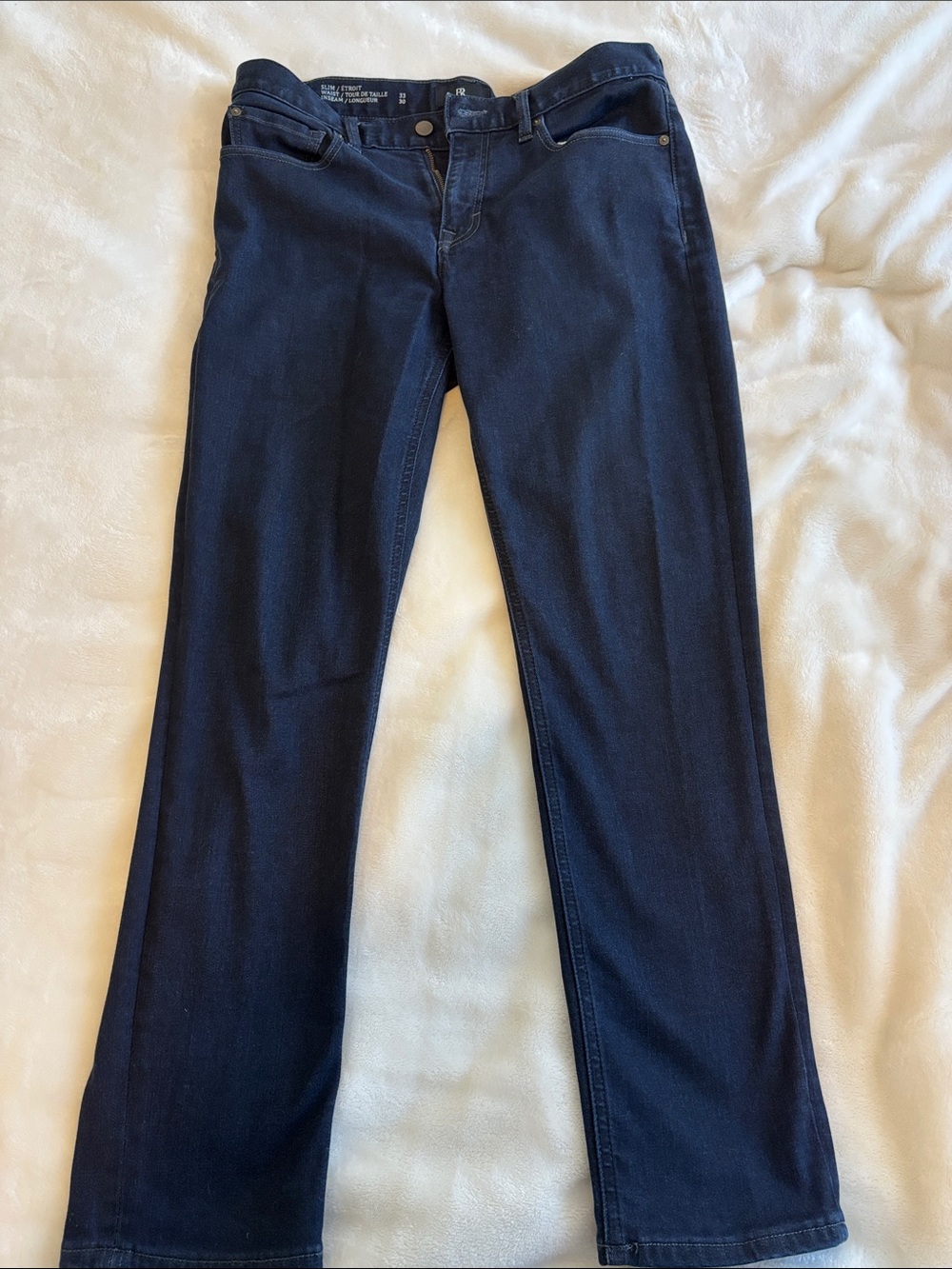 Banana Republic Men's Slim Straight Dark Blue Jeans